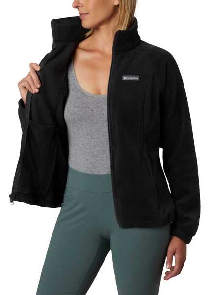 Pulovere casual Columbia Benton Springs Full Zip Fleece Black Femei (BM 13609355) 2
