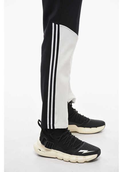 Pantaloni de trening Neil Barrett Skinny Fit Modernist Sweatpants With Contrasting Details Black Barbati (BM 13622879) 3