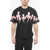 Neil Barrett Slim Fit Jumblend Bolt Crew-Neck T-Shirt Black