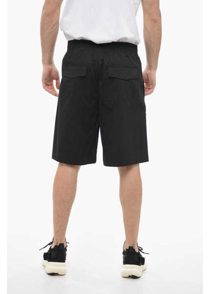 Pantaloni scurti Neil Barrett Baggy Fit Jordan Cargo Shorts With Flap Pockets Black Barbati (BM 13622897) 2