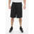 Neil Barrett Baggy Fit Jordan Cargo Shorts With Flap Pockets Black