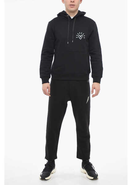 Bluze de trening Neil Barrett Maxipocketed Valentine Days Hoodie Black Barbati (BM 13622948) 4