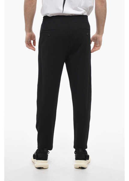 Pantaloni de trening Neil Barrett Contrasting Band Rem  Varsity Sweatpants Black Barbati (BM 13623077) 2