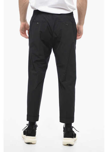 Pantaloni casual Neil Barrett Nylon Rem Pants With Elastic Waistband Black Barbati (BM 13623092) 2