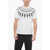 Neil Barrett Slim Fit Fair-Isle Thunderbolt Crew-Neck T-Shirt White