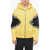 Neil Barrett Zipped Closure Modernist Varsity Hoodie Yellow