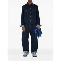 Blugi Burberry pentru Barbati - Blugi Burberry Burberry Wide-Leg Jeans BLUE Barbati (BM 13641572) - B-mall.ro