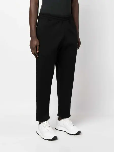 Pantaloni de trening Neil Barrett Loose Fit Cotton Blend Joggers With Ankle Zip Black Barbati (BM 13667552) 3