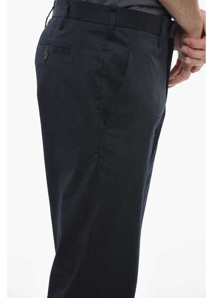 Pantaloni casual Neil Barrett Slim Fit Jamie Pants With Belt Loops Blue Barbati (BM 13667558) 3