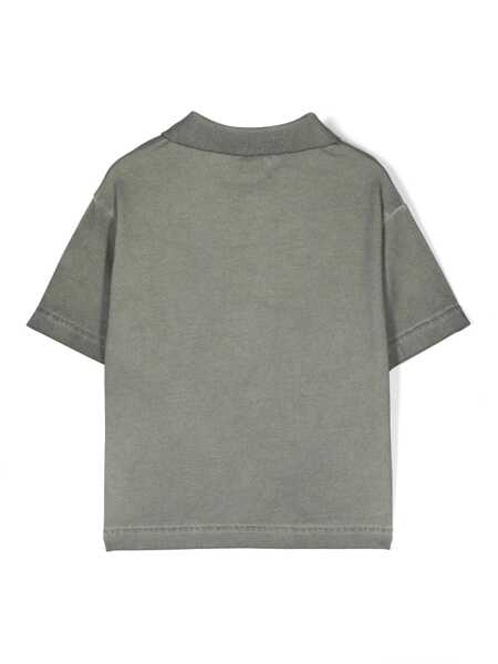 Tricouri Polo Aspesi Polo t-shirt washed effect Green Baieti (BM 13667972) 2