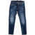 DSQUARED2 Stretch Denim Jeans Skater With Logo Buttons Blue