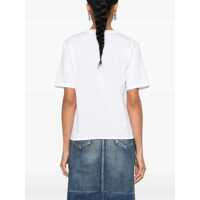 Imbracaminte Saint Laurent Dama - Tricouri Saint Laurent Saint Laurent Cotton Crew-Neck T-Shirt WHITE Femei (BM 13671986) - B-mall.ro