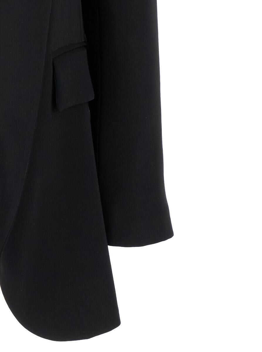 Geci PLAIN Black Open Jacket In Technical Fabric Woman Black Femei (BM 13680566) 3