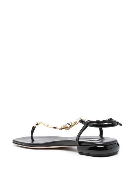 Sandale fara toc Miu Miu Miu Miu Sandals Black Femei (BM 13684589) 3