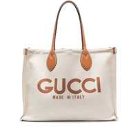 Genti de mana Gucci Logo Shopping Bag Femei