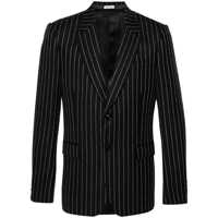 Geci Alexander McQueen Pinstripe Single-Breasted Jacket Barbati