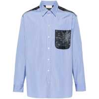 Camasi Pierre-Louis Mascia Silk And Cotton Shirt Barbati