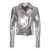 P.A.R.O.S.H. Silver biker jacket Silver