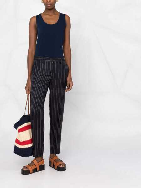 Bluze P.A.R.O.S.H. Sleeveless blouse Blue Femei (BM 13701449) 2