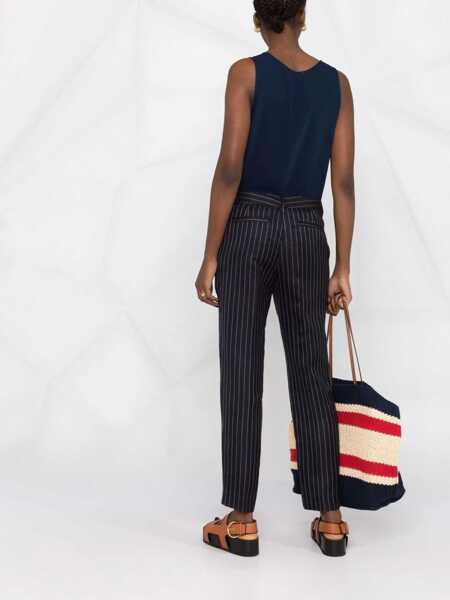 Bluze P.A.R.O.S.H. Sleeveless blouse Blue Femei (BM 13701449) 4