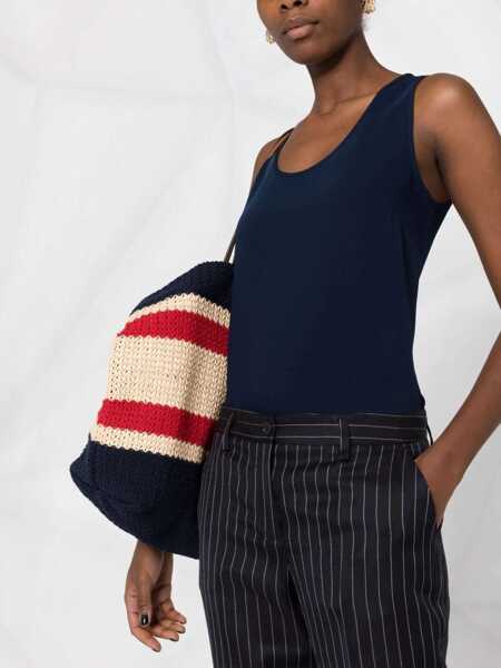 Bluze P.A.R.O.S.H. Sleeveless blouse Blue Femei (BM 13701449) 5