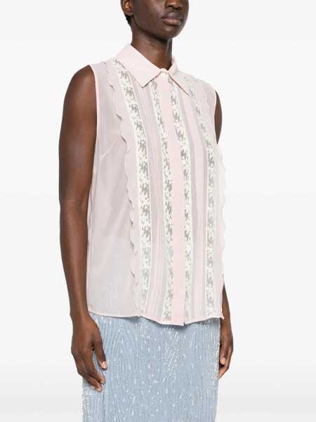 Bluze P.A.R.O.S.H. Sleeveless blouse Pink Femei (BM 13701461) 3