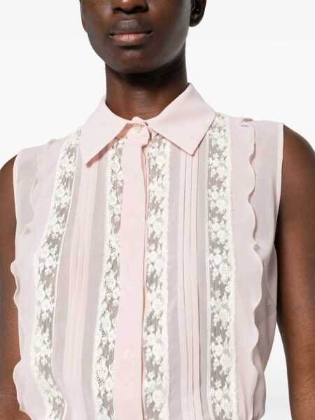 Bluze P.A.R.O.S.H. Sleeveless blouse Pink Femei (BM 13701461) 5