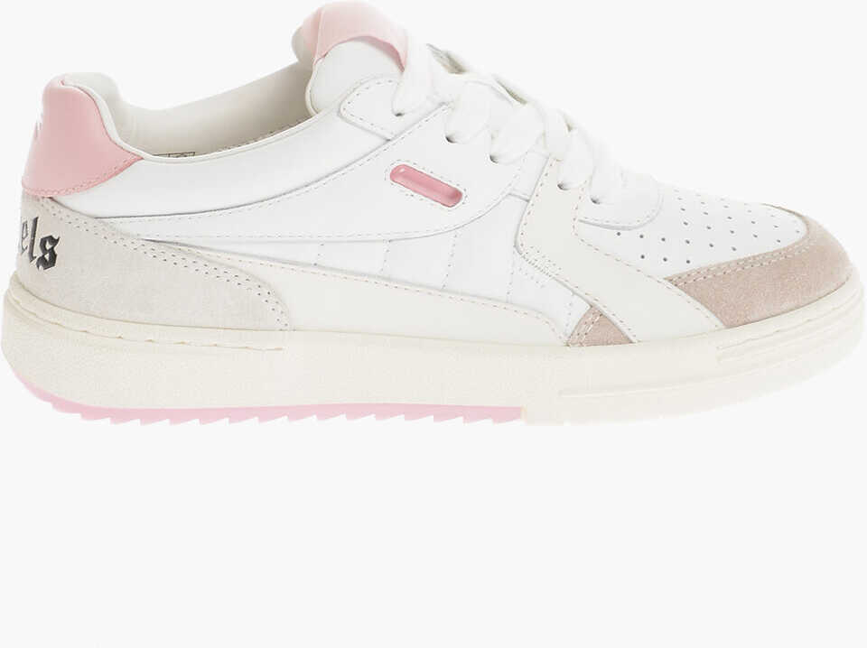 Sneakers Palm Angels Low-Top Sneakers With Embossed Logo Beige Femei (BM 13703807) 3