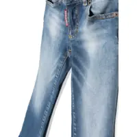 Blugi drepti DSQUARED2 pentru Baieti - Blugi drepti DSQUARED2 Stretch Denim Bell Bottom Flared Jeans Blue Baieti (BM 13703936) - B-mall.ro