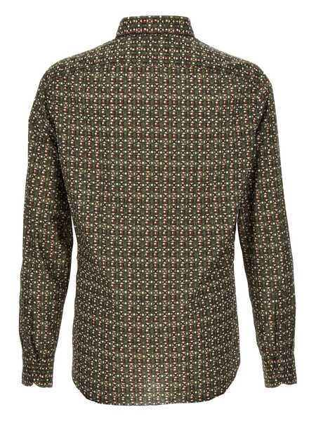Camasi Borriello Napoli Borriello Napoli Patterned Print Shirt MULTICOLOR Barbati (BM 13704878) 2