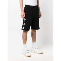 Pantaloni scurti Golden Goose pentru Barbati - Pantaloni scurti Golden Goose Diego Shorts BLACK/WHITE Barbati (BM 13715900) - B-mall.ro