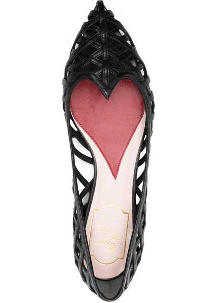 Balerini Roger Vivier I Love Vivier Multistrap Ballerinas BLACK Femei (BM 13716881) 4