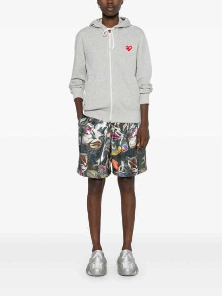 Bluze de trening Comme des Garons Comme Des Garons Play Heart Hoodie GRAY Barbati (BM 13726319) 3