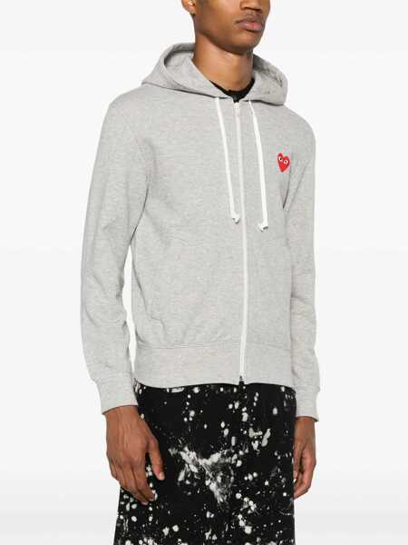 Bluze de trening Comme des Garons Comme Des Garons Play Heart Hoodie GRAY Barbati (BM 13726319) 4