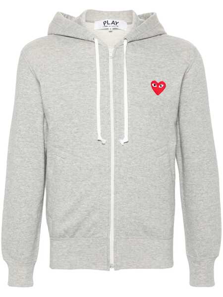 Bluze de trening Comme des Garons Comme Des Garons Play Heart Hoodie GRAY Barbati (BM 13726319) 1