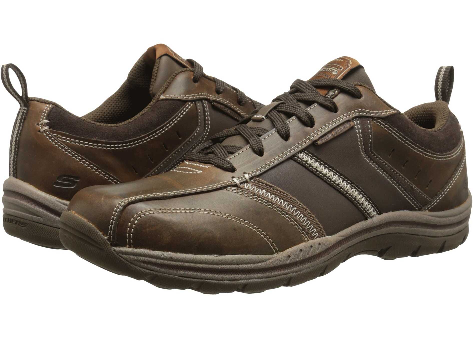 Pantof SKECHERS Expected Devention Dark Brown