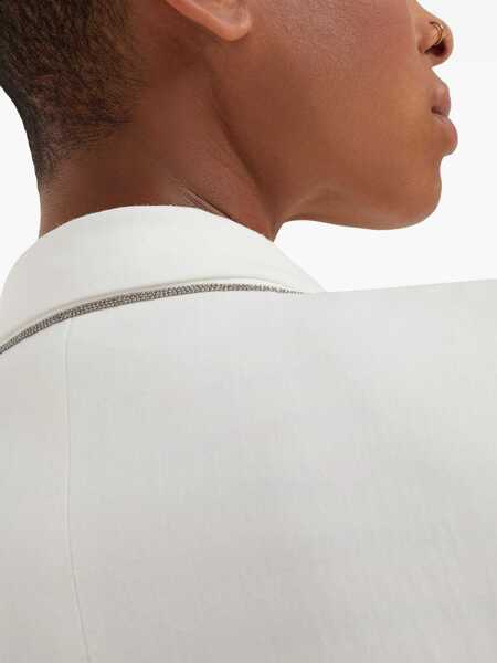 Sacouri Brunello Cucinelli Brunello Cucinelli Blazer WHITE Femei (BM 13731860) 5