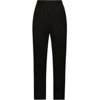 Pantaloni eleganti Wool Gabardine Cigarette Pants. Femei