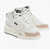 Palm Angels Leather University High-Top Sneakers Beige