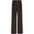 Valentino Garavani Silk Joggers With All Over Logoed Pattern Brown