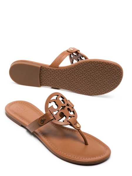 Sandale Tory Burch Tory Burch Miller Leather Sandals Brown Femei (BM 13747019) 2