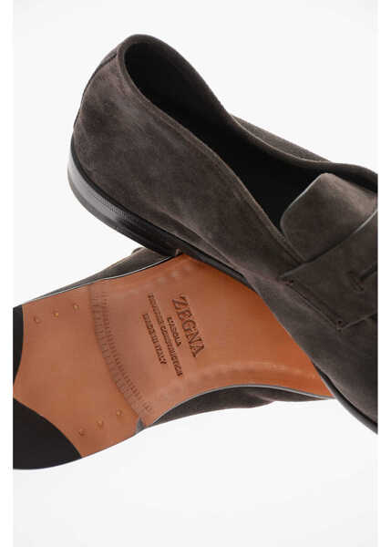 Mocasini Ermenegildo Zegna Suede Lasola Loafers Brown Barbati (BM 13752158) 3