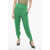 ART ESSAY Cotton Knit High Waisted Joggers Green