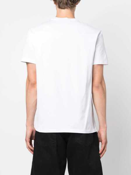 Tricouri Neil Barrett Jurassic Park X Nb Crew Neck Half Thunderbolt Cotton T-Shirt White Barbati (BM 13752707) 4