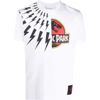 Tricouri Jurassic Park X Nb Crew Neck Half Thunderbolt Cotton T-Shirt Barbati