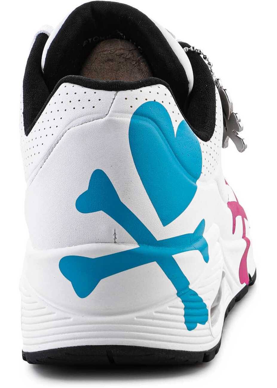 Sneakers SKECHERS Crossing Hearts White Femei (BM 13753103) 4