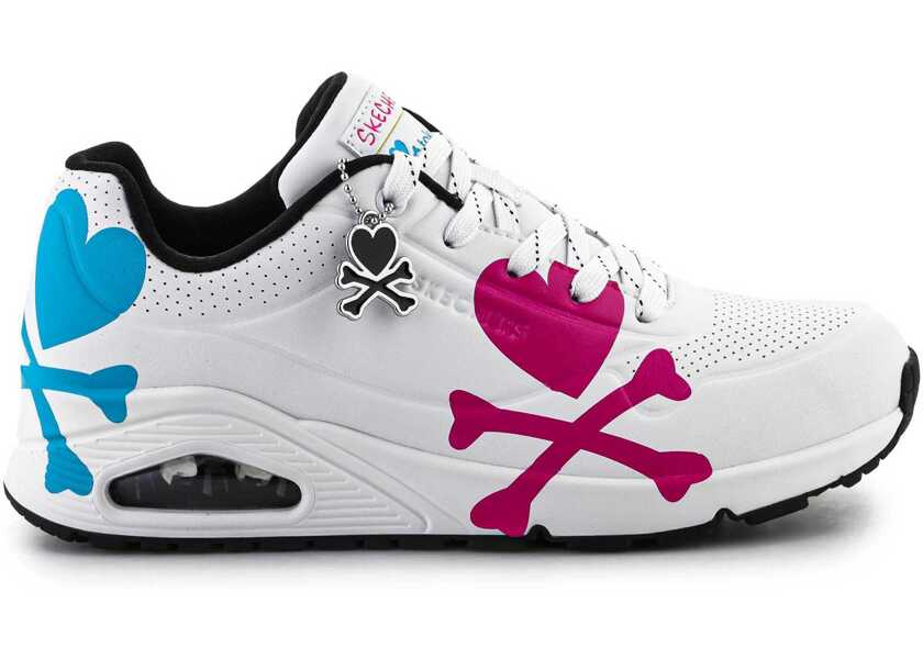 Sneakers SKECHERS Crossing Hearts White Femei (BM 13753103) 6