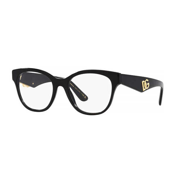 Ochelari de soare Dolce & Gabbana Dolce & Gabbana Dg3371 Dg Barocco Eyeglasses 501 BLACK Femei (BM 13757288) 2