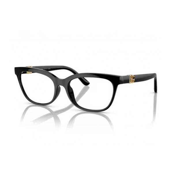 Ochelari de soare Dolce & Gabbana Dolce & Gabbana Dg5106U Dg Crossed Eyeglasses 501 BLACK Femei (BM 13757378) 2