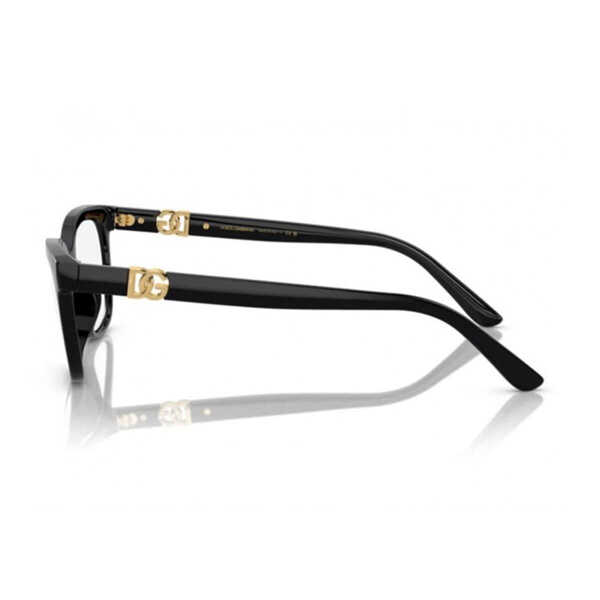 Ochelari de soare Dolce & Gabbana Dolce & Gabbana Dg5106U Dg Crossed Eyeglasses 501 BLACK Femei (BM 13757378) 3